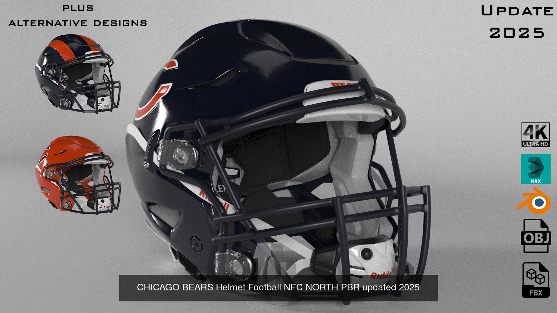 Helmet Football NFL NFC North Collection PBR _4