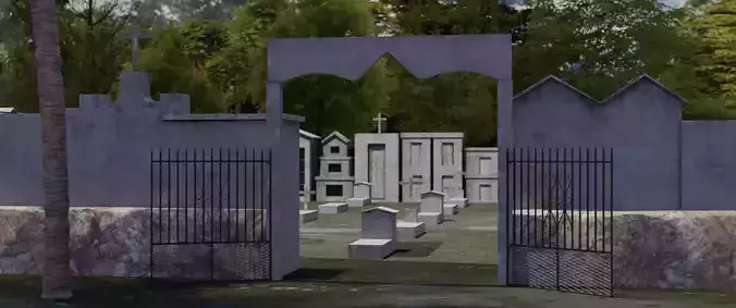 Xcalacoop Colorful Cemetery Yucatan