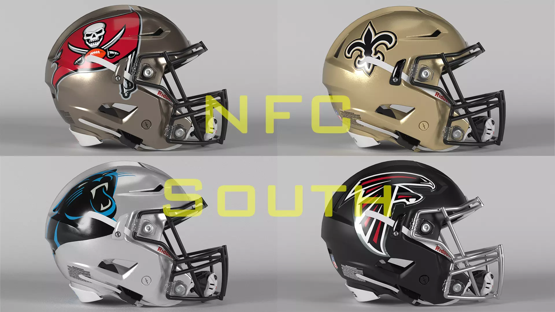 Helmet Football NFL NFC South Collection PBR _0