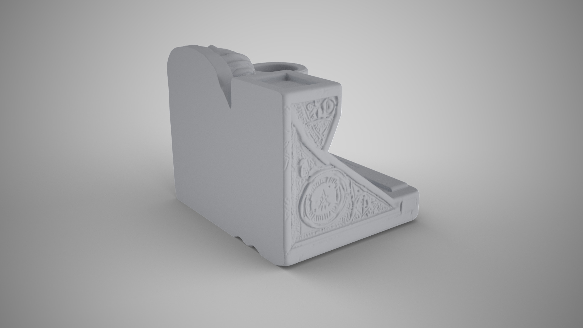 Hermes Bust Penholder 3D print model_2