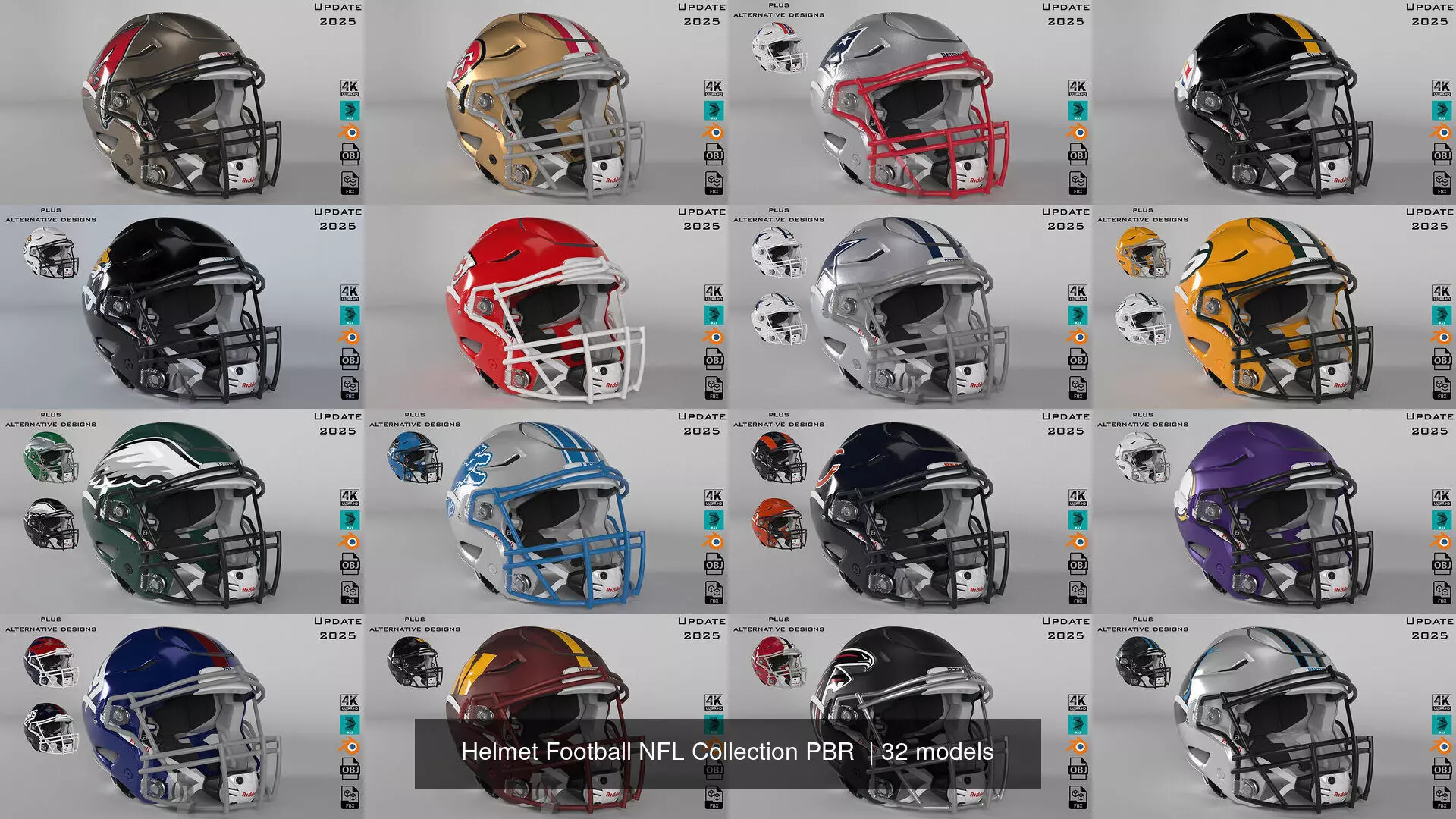 Helmet Football NFL Collection PBR  _1