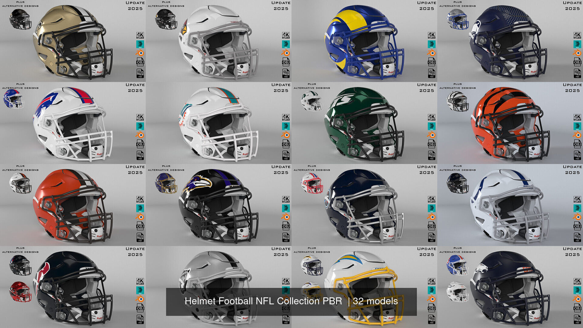 Helmet Football NFL Collection PBR  _3