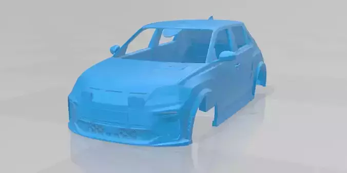 Alpine A290 GTS - Body Car STL Model 3D print model
