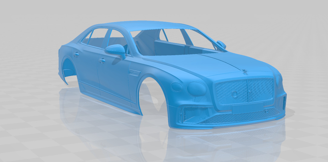 Bentley Flying Spur Speed 2025 - Full Body STL Model 3D print model_8
