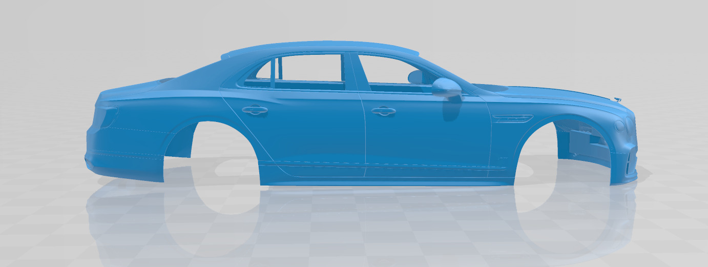 Bentley Flying Spur Speed 2025 - Full Body STL Model 3D print model_6