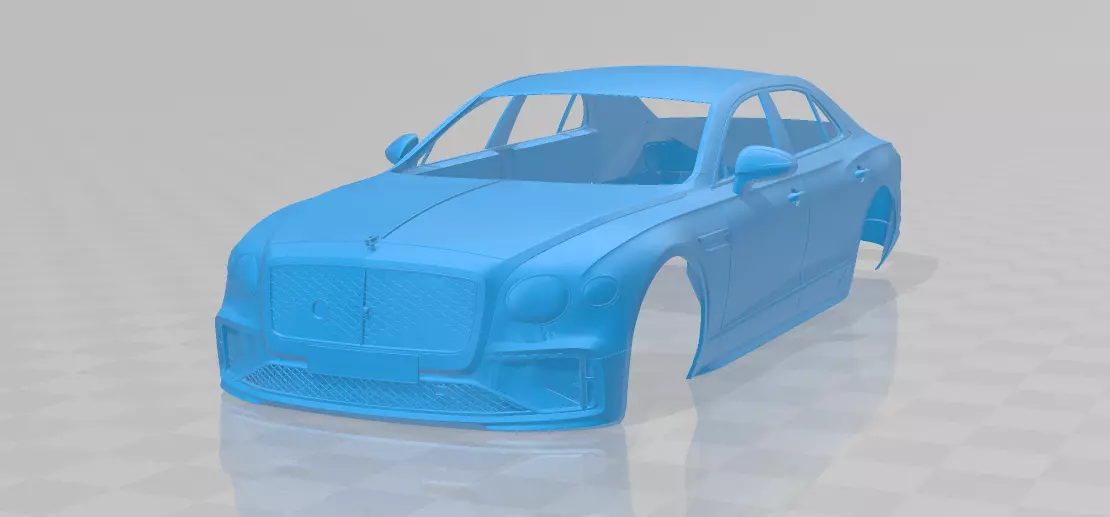 Bentley Flying Spur Speed 2025 - Full Body STL Model 3D print model_0