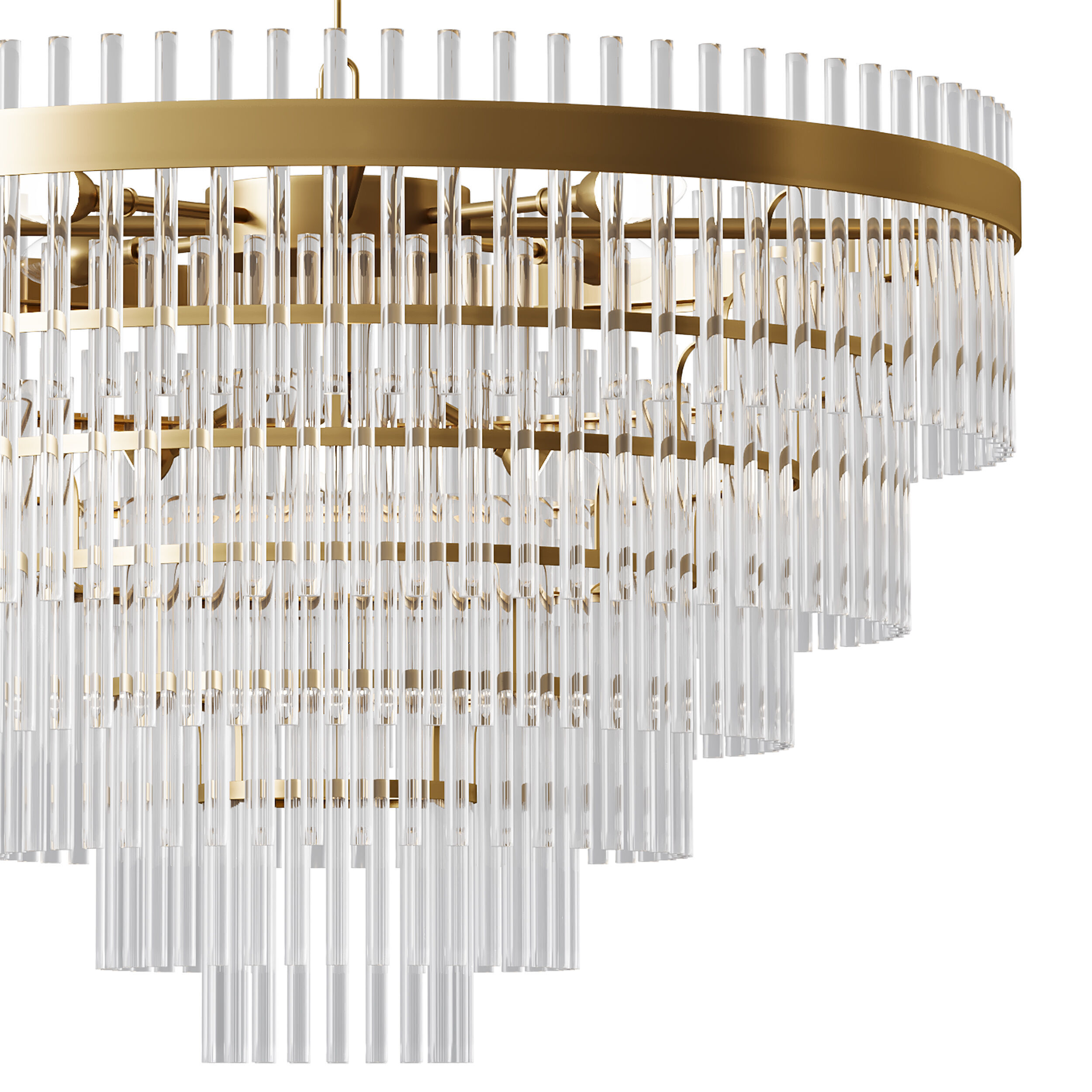 Chandelier East Single 3D model_7