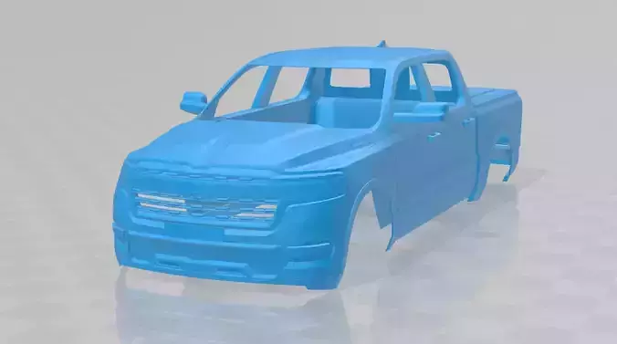 Ram 1500 Ramcharger - Body Car STL Model