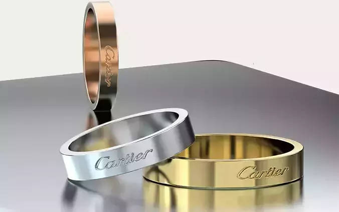 Wedding rings style-Cartier