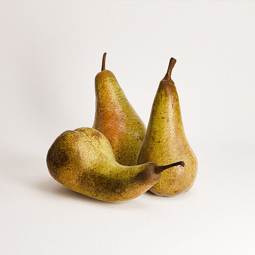 Pears Set 02 Low-poly 3D model 5