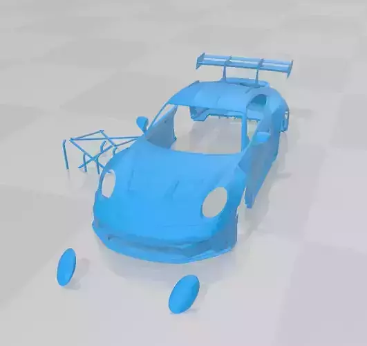 Porsche 911 GT3 RS 2022 - Body Car STL Model