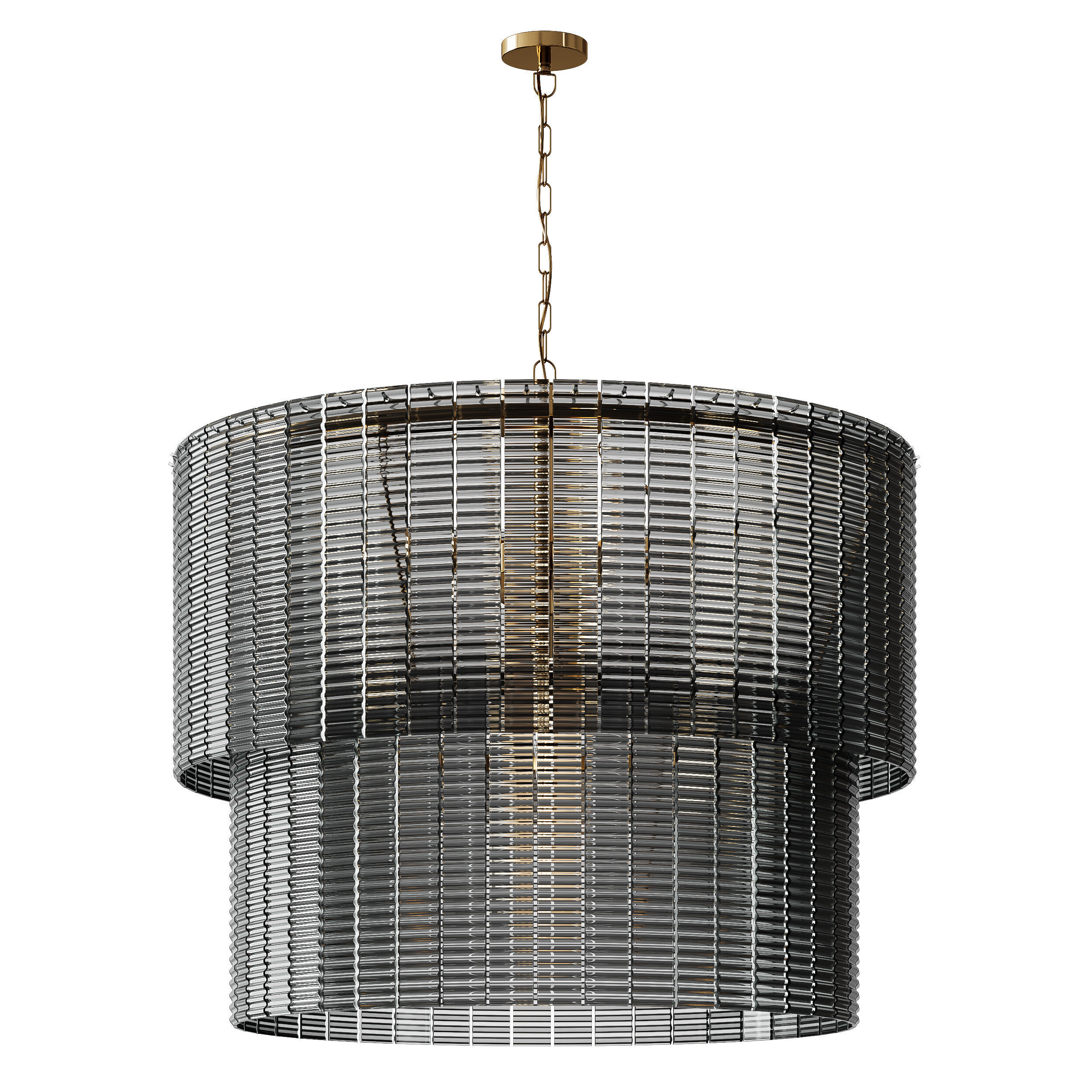 Chandelier Imperial Double 3D model_2