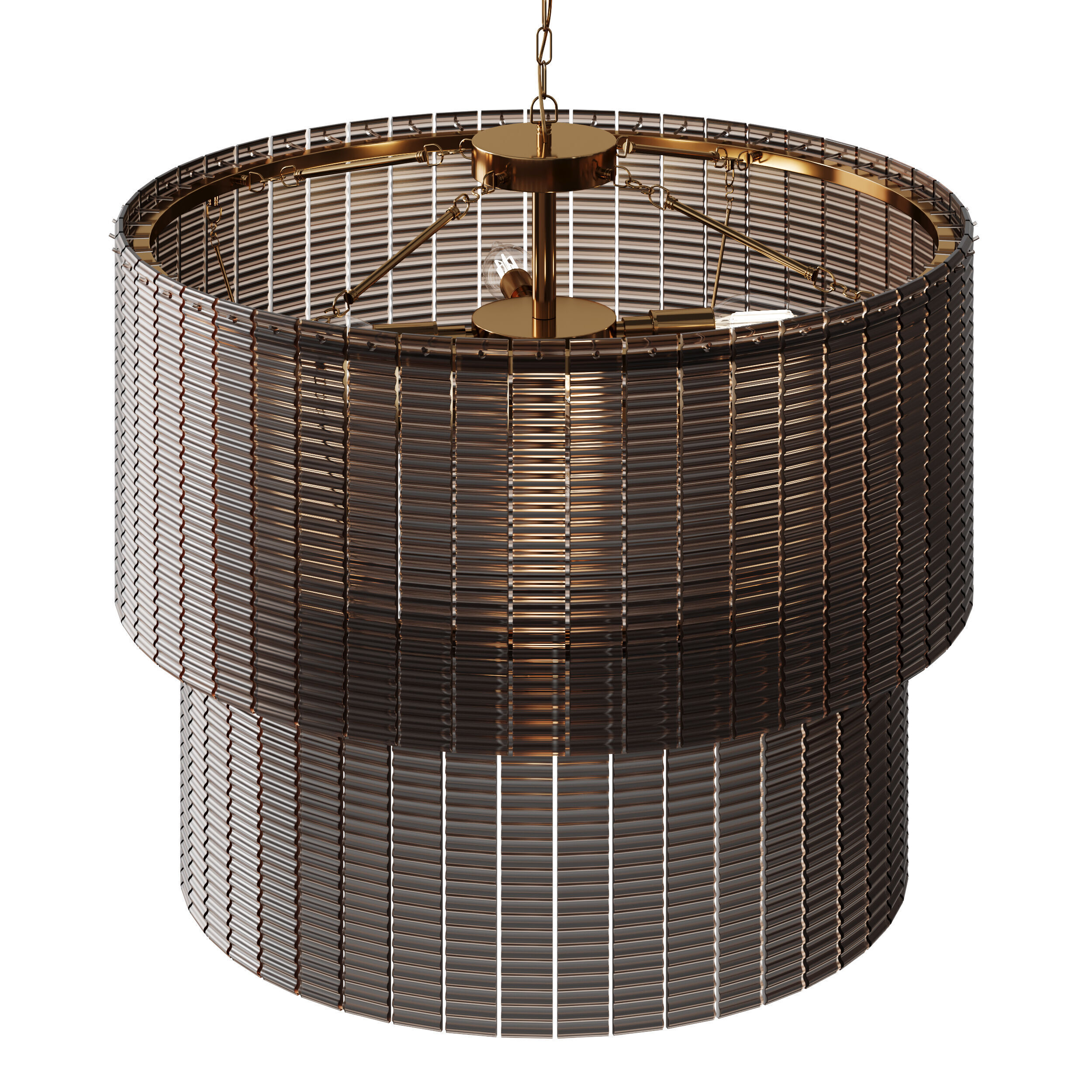 Chandelier Imperial Double 3D model_3