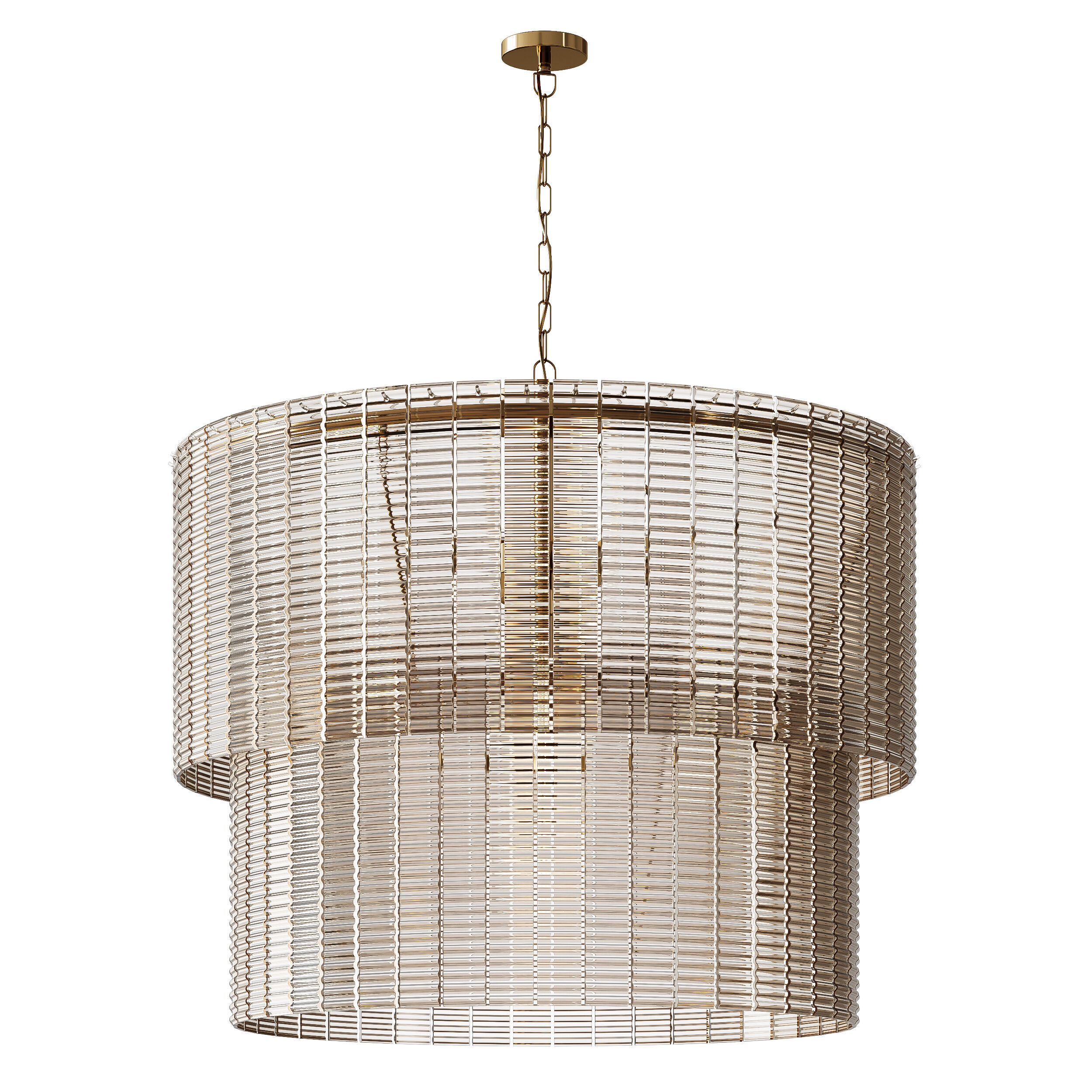 Chandelier Imperial Double 3D model_1