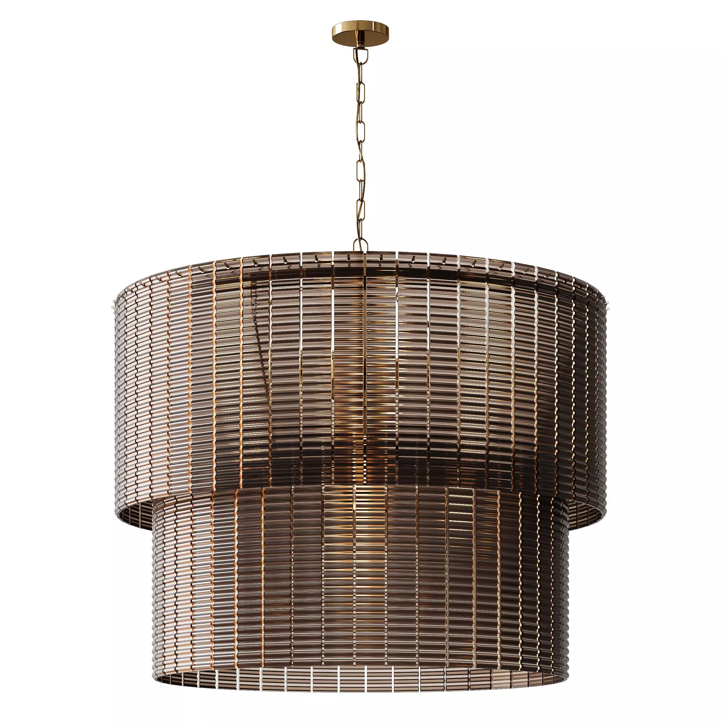 Chandelier Imperial Double 3D model_0