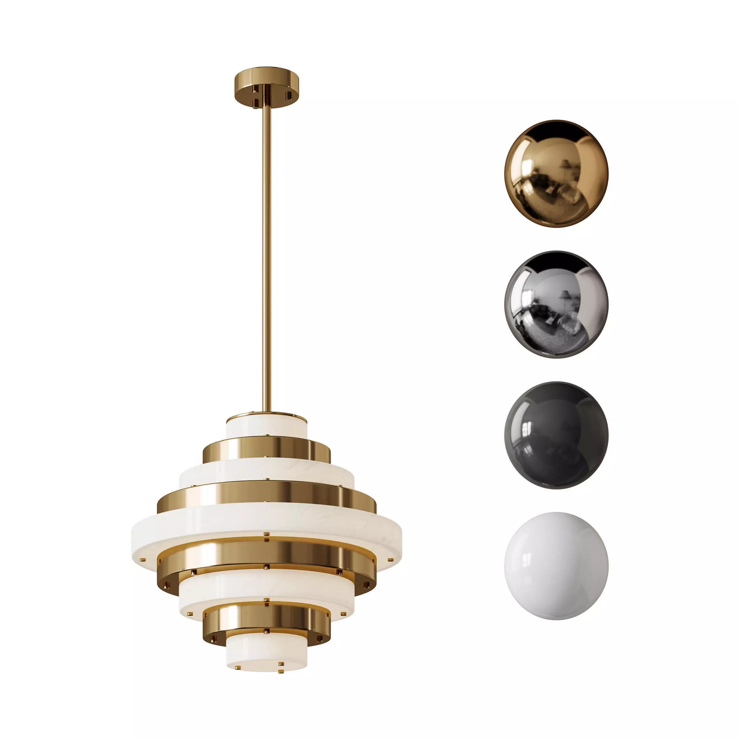 Chandelier Lazzari 3D model_0