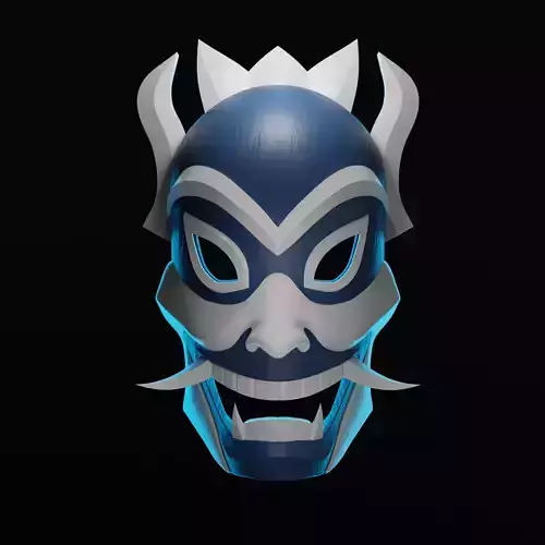Blue Spirit Mask - Hannya Version - Avatar The Last Airbender