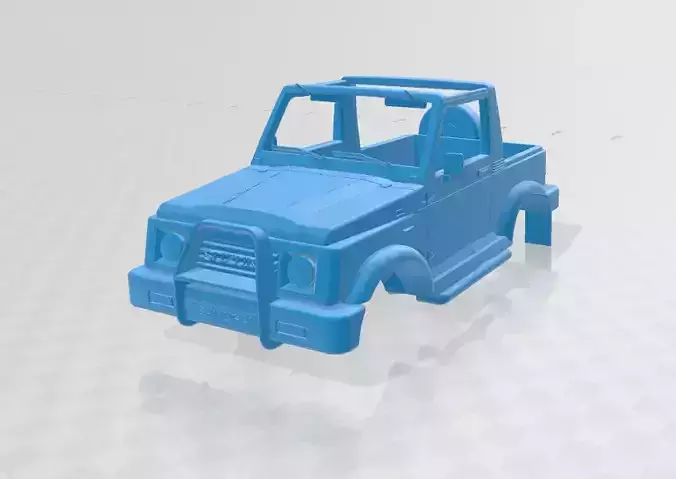 Suzuki Samurai Convertible - Body Car STL Model 3D print model