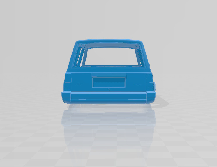 Jeep Cherokee XJ 2000 - Body Car STL Model 3D print model_4