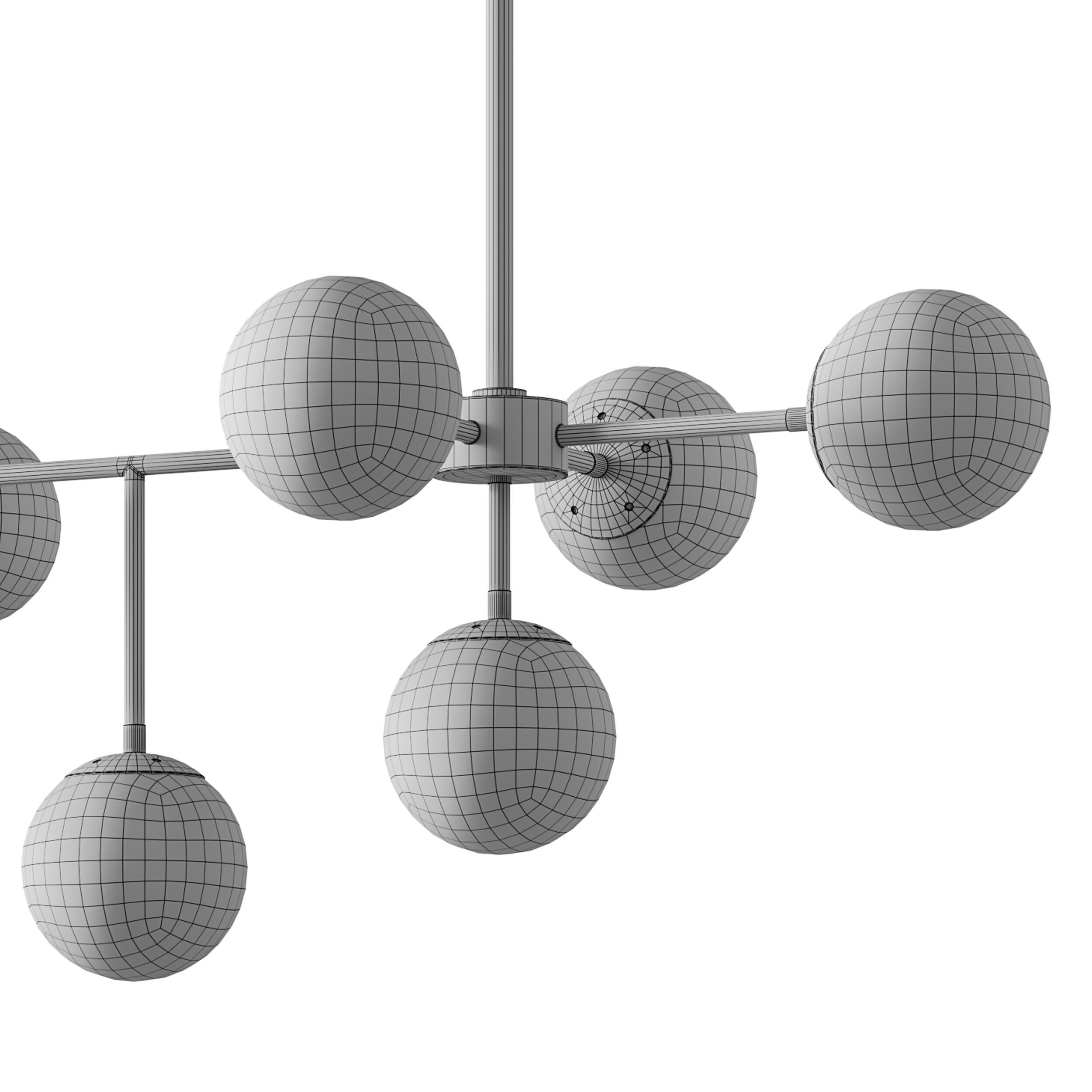 Chandelier Lux 3D model_14