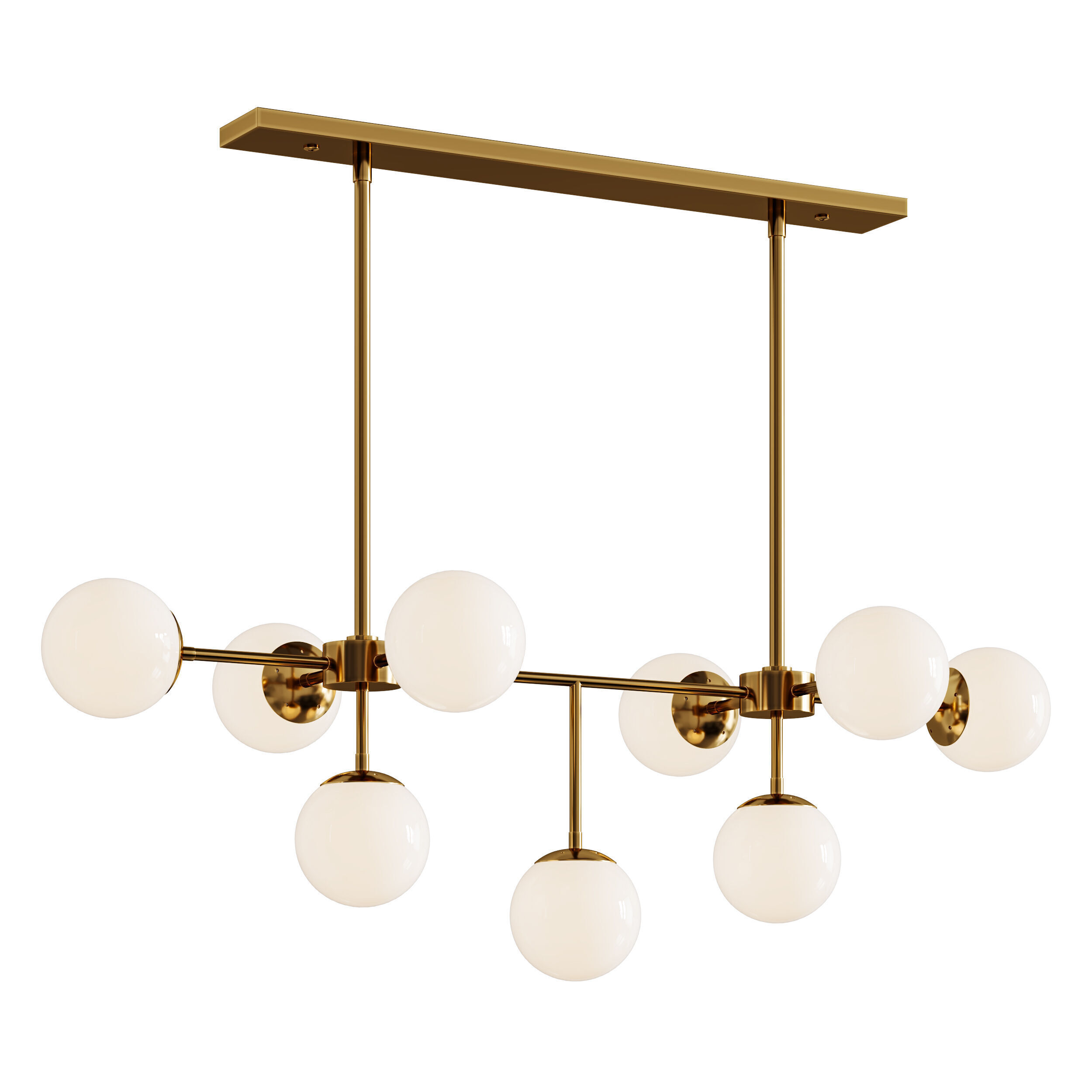 Chandelier Lux 3D model_9