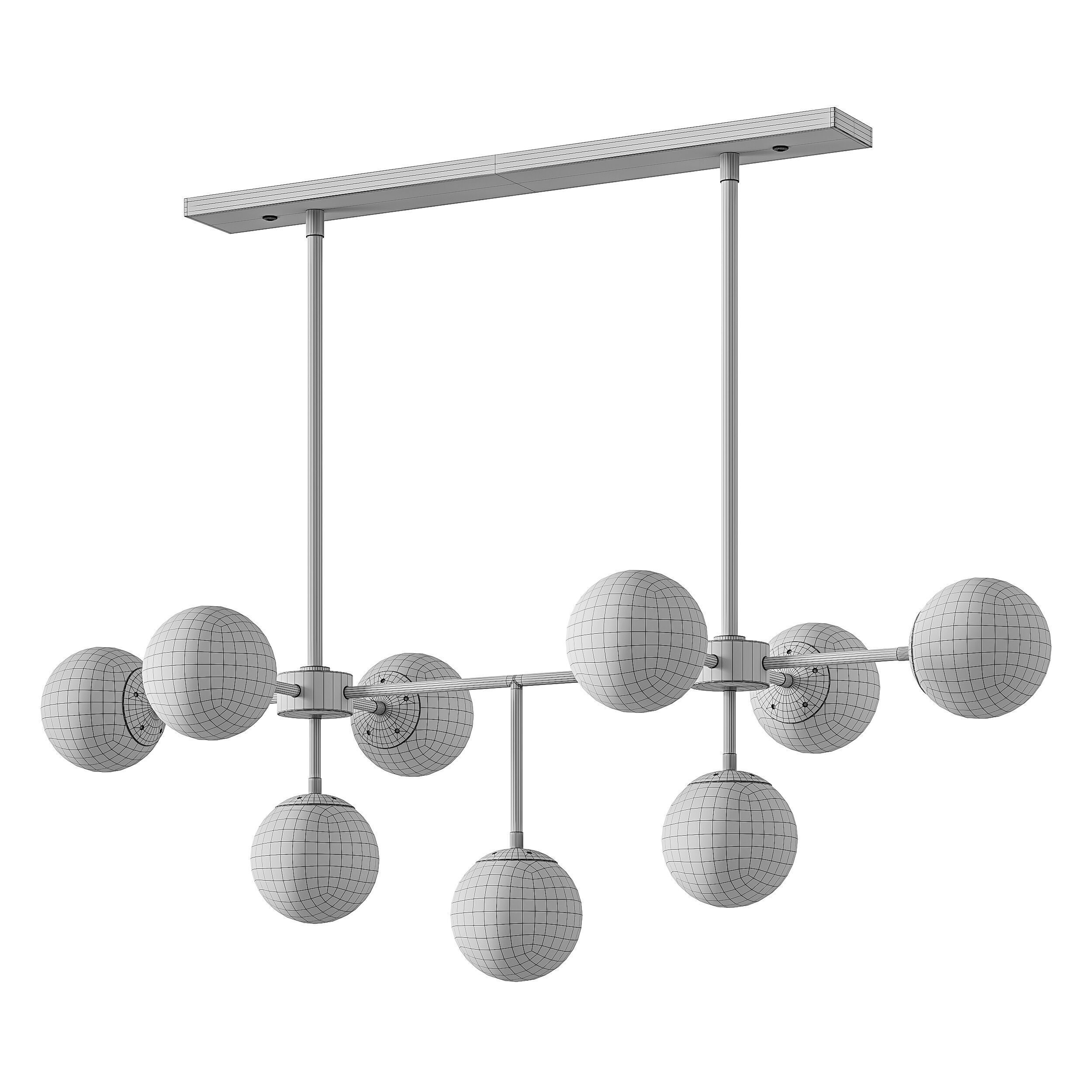 Chandelier Lux 3D model_13