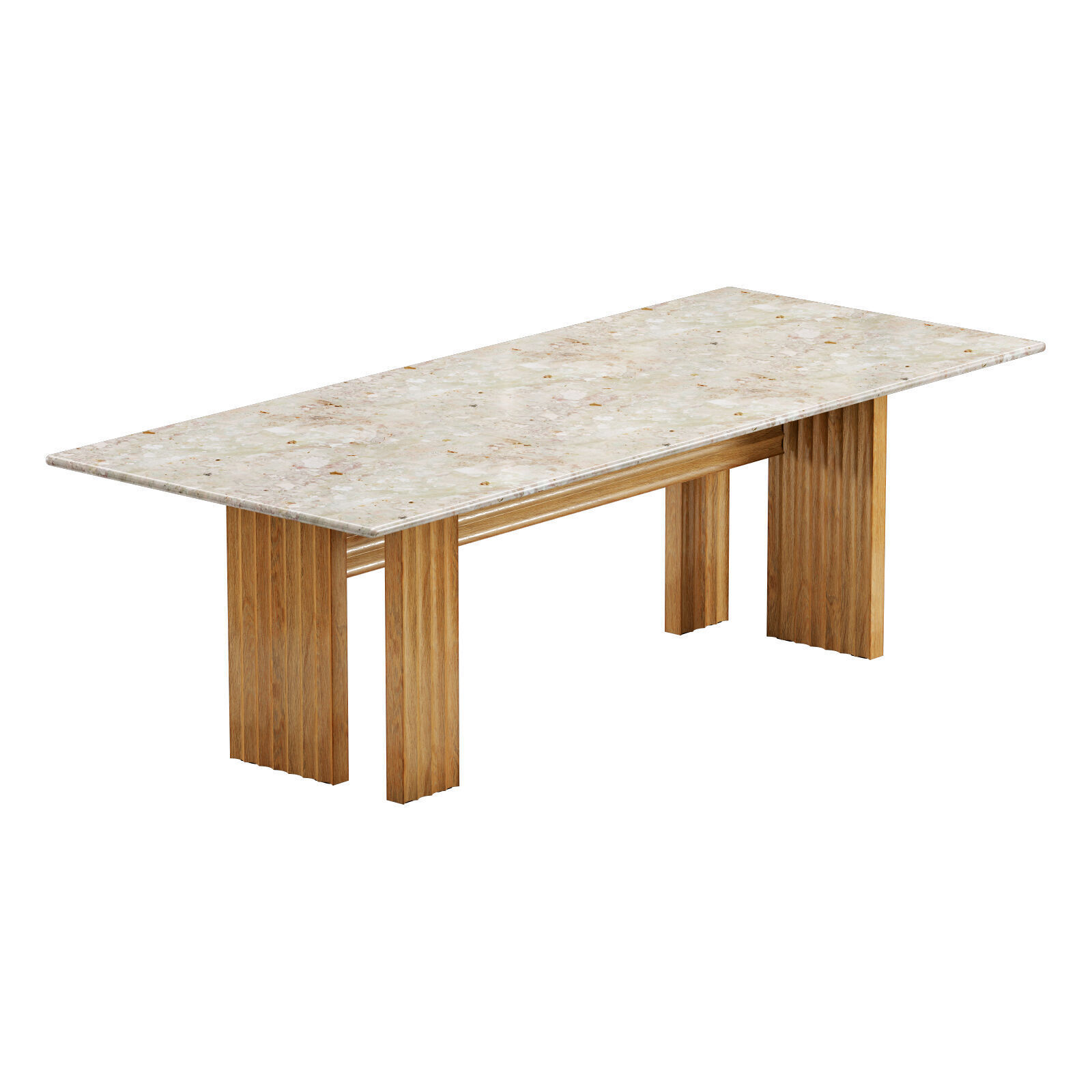 Moroso dining set get lucky chair-rows table 240x100 3D model_5