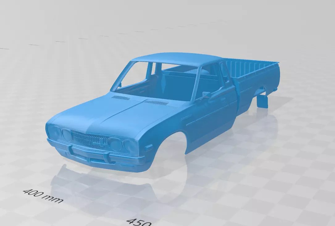 Datsun 620 KingCab 1977 - Body Car STL Model 3D print model_0