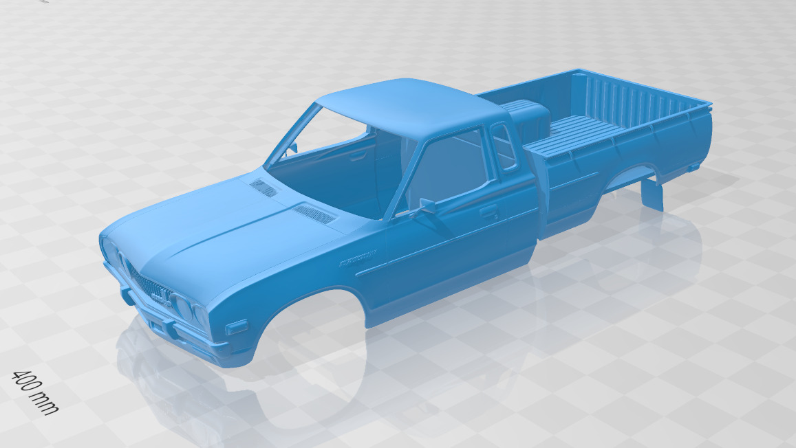 Datsun 620 KingCab 1977 - Body Car STL Model 3D print model_1