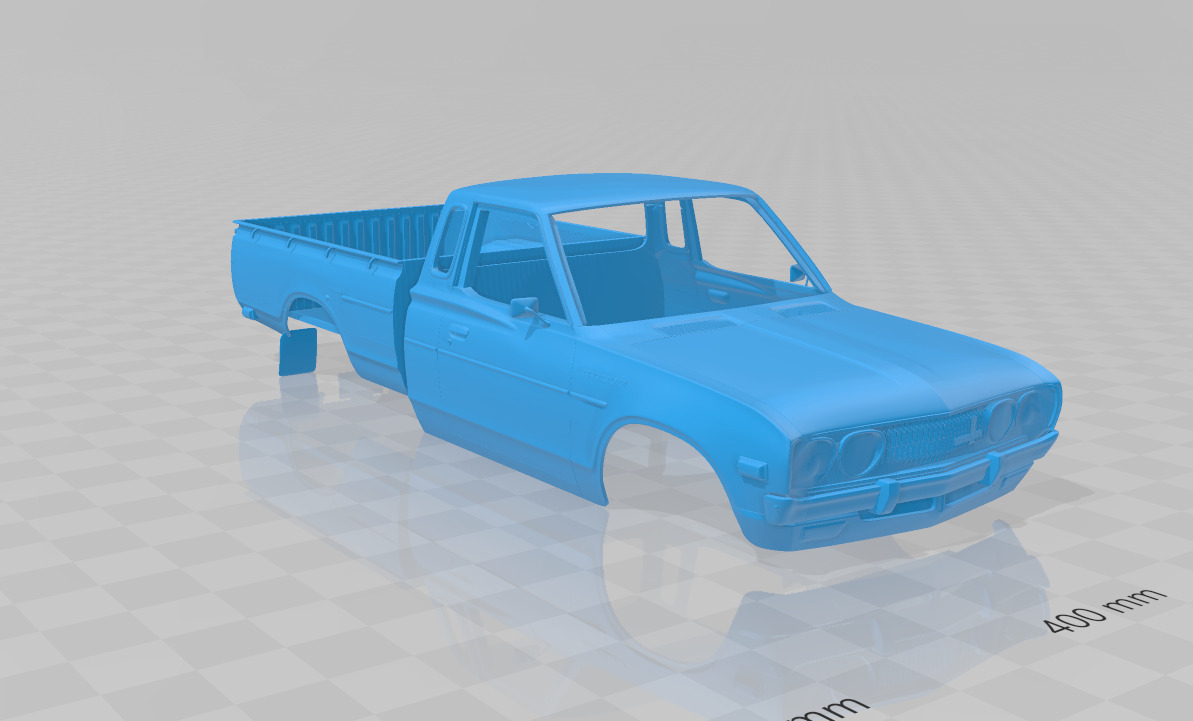 Datsun 620 KingCab 1977 - Body Car STL Model 3D print model_7