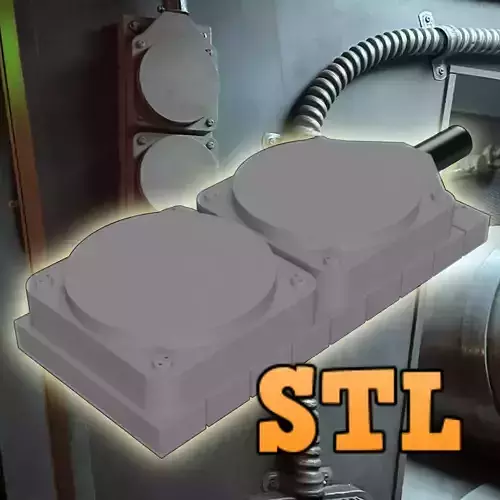 Smugglers Run - Millennium Falcon Power Outlet Prop STL