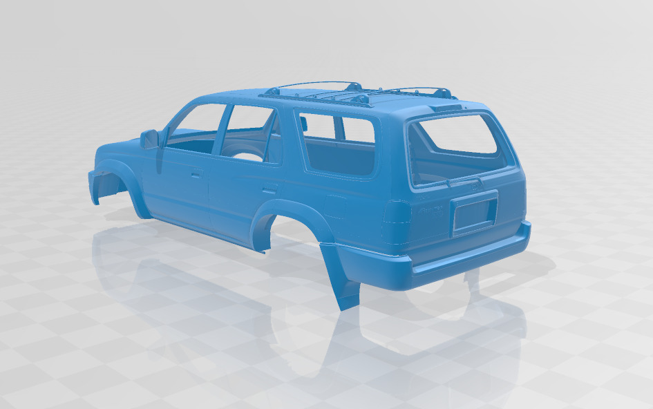 Toyota 4Runner 1999 - Body Car STL Model 3D print model_3
