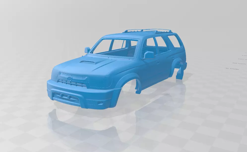 Toyota 4Runner 1999 - Body Car STL Model 3D print model_0