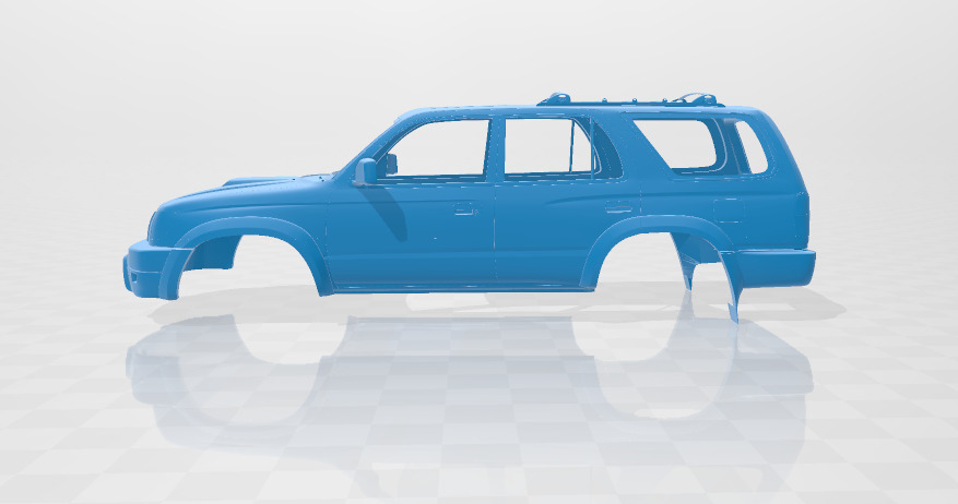 Toyota 4Runner 1999 - Body Car STL Model 3D print model_2