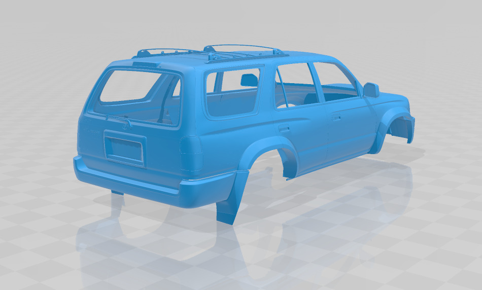 Toyota 4Runner 1999 - Body Car STL Model 3D print model_5