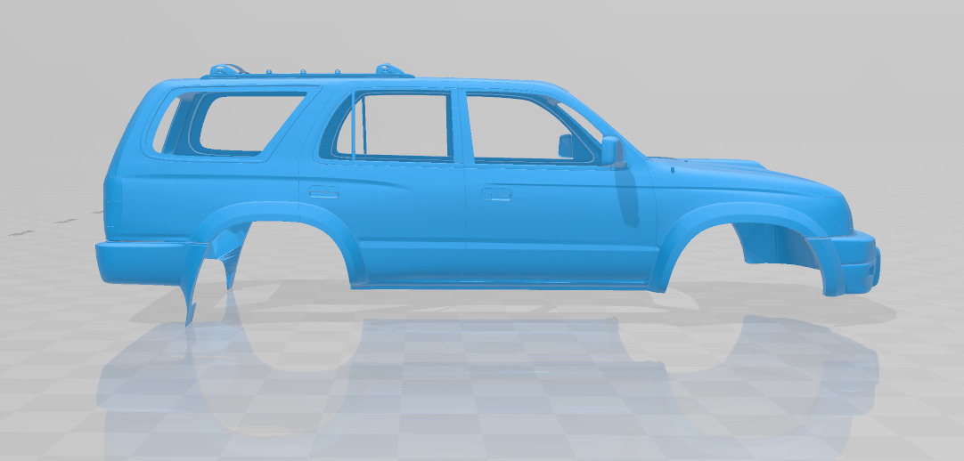 Toyota 4Runner 1999 - Body Car STL Model 3D print model_6
