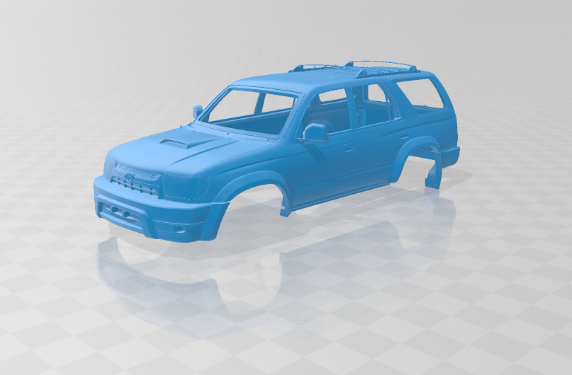 Toyota 4Runner 1999 - Body Car STL Model 3D print model_1