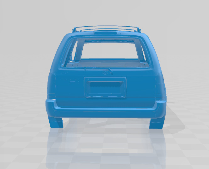 Toyota 4Runner 1999 - Body Car STL Model 3D print model_4
