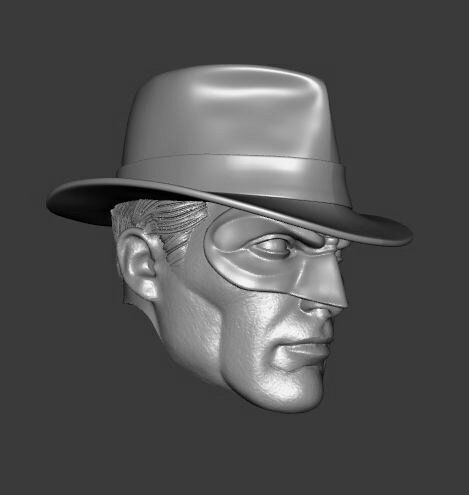 DC JSA CRIMSON AVENGER EXPRESSIONS 3-PACK HEADSCULPT 3D print model_2