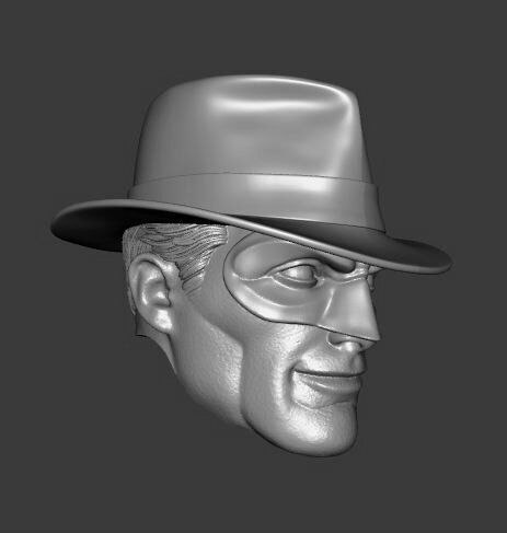 DC JSA CRIMSON AVENGER EXPRESSIONS 3-PACK HEADSCULPT 3D print model_5