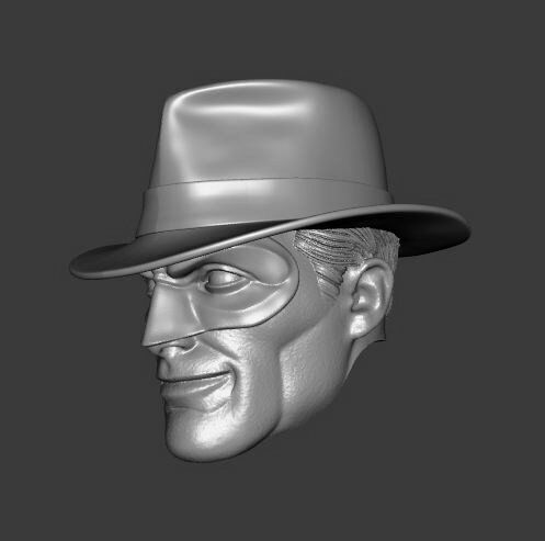 DC JSA CRIMSON AVENGER EXPRESSIONS 3-PACK HEADSCULPT 3D print model_6