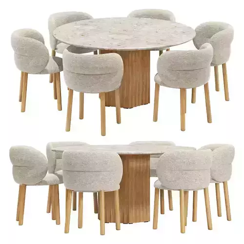 Moroso dining set get lucky chair-rows table D150