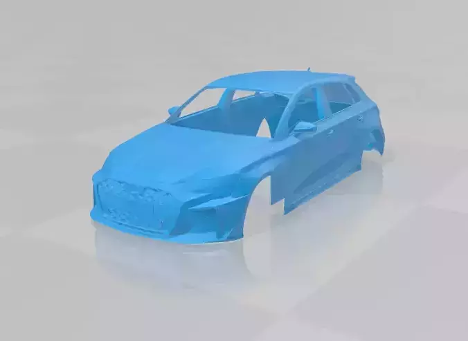 Audi RS3 Sportback 2025 - Body Car STL Model 3D print model