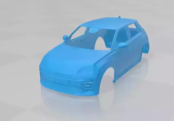 Renault 5 E-Tech - Body Car STL Model