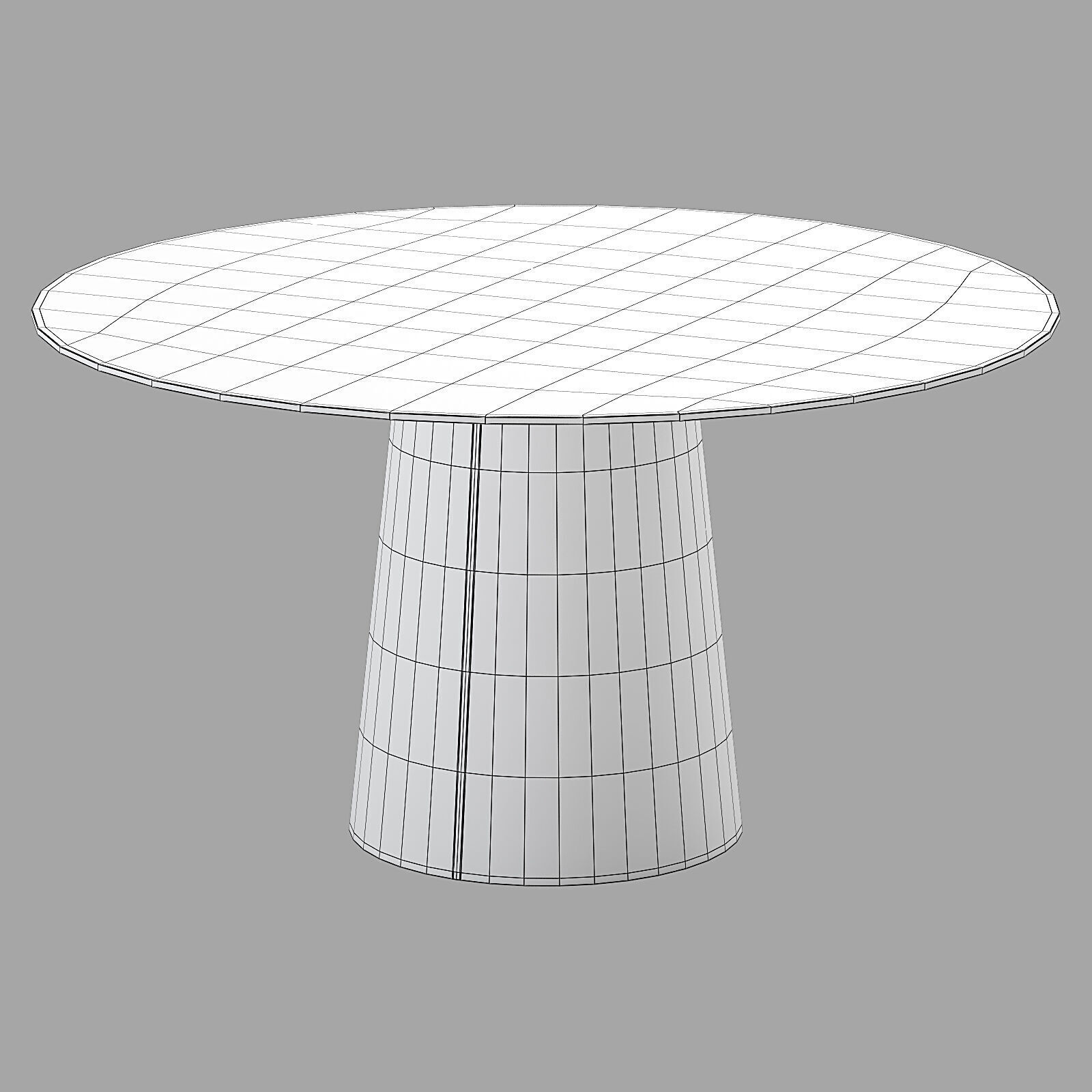 Moroso dining set tulp chair-vol table round 3D model_8