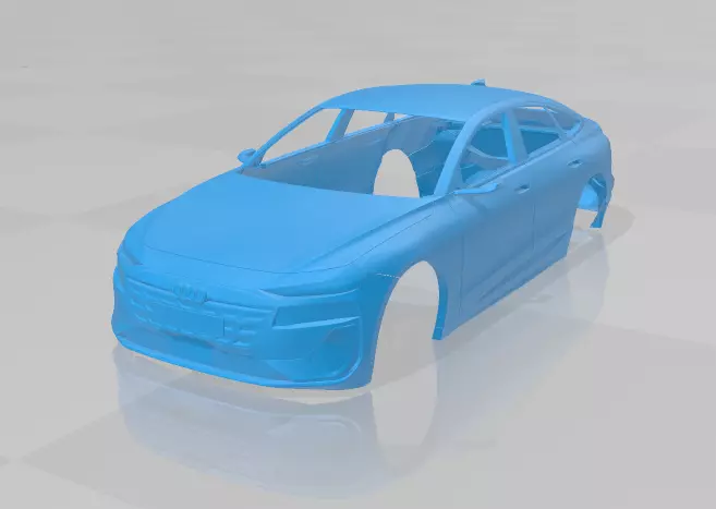 Audi A6 Sportback e-tron 2025 - Body Car STL Model 3D print model_0