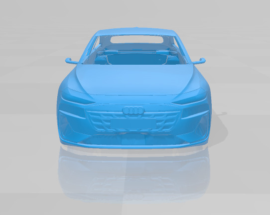 Audi A6 Sportback e-tron 2025 - Body Car STL Model 3D print model_9