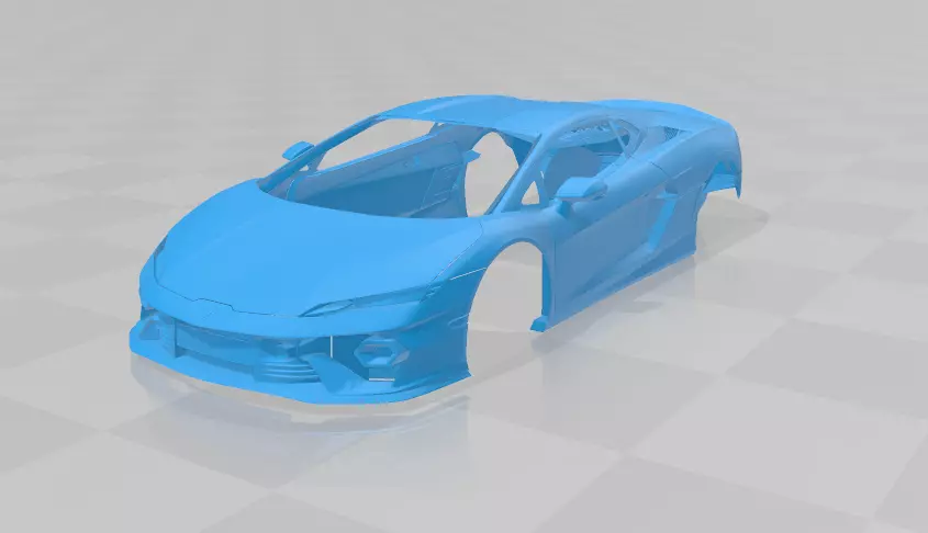 Temerario - Body Car STL Model 3D print model_0