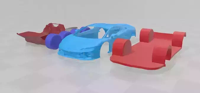 Temerario - Separate Parts STL Model