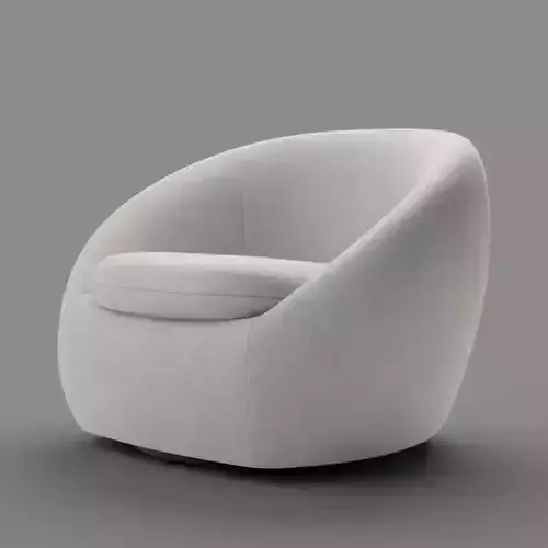 Cozy Swivel Chair Distribution 3D model